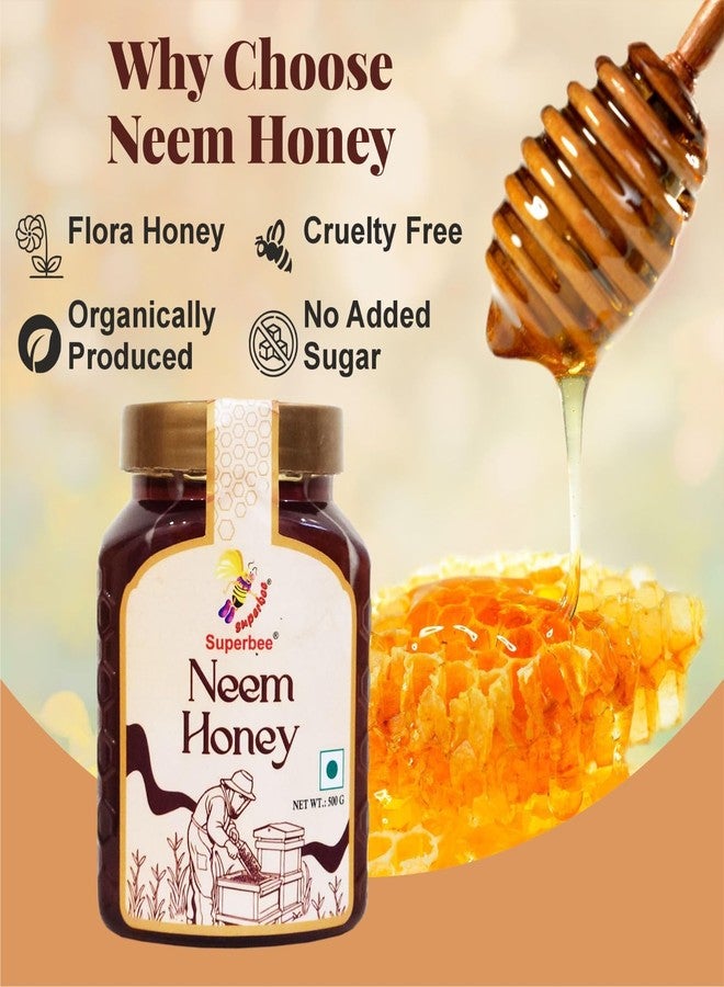 Superbee Neem Honey 500 gm & Propolis Toothpaste 100 gm | Pure Natural Neem Honey with Herbal Ayurvedic Toothpaste for Immunity & Oral Care - Image 4